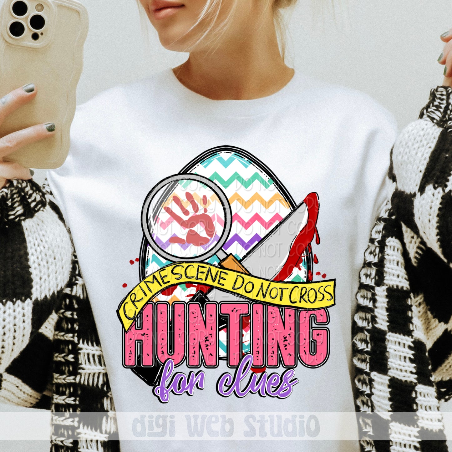 Hunting For Clues 1 - 2025 Digital PNG Design