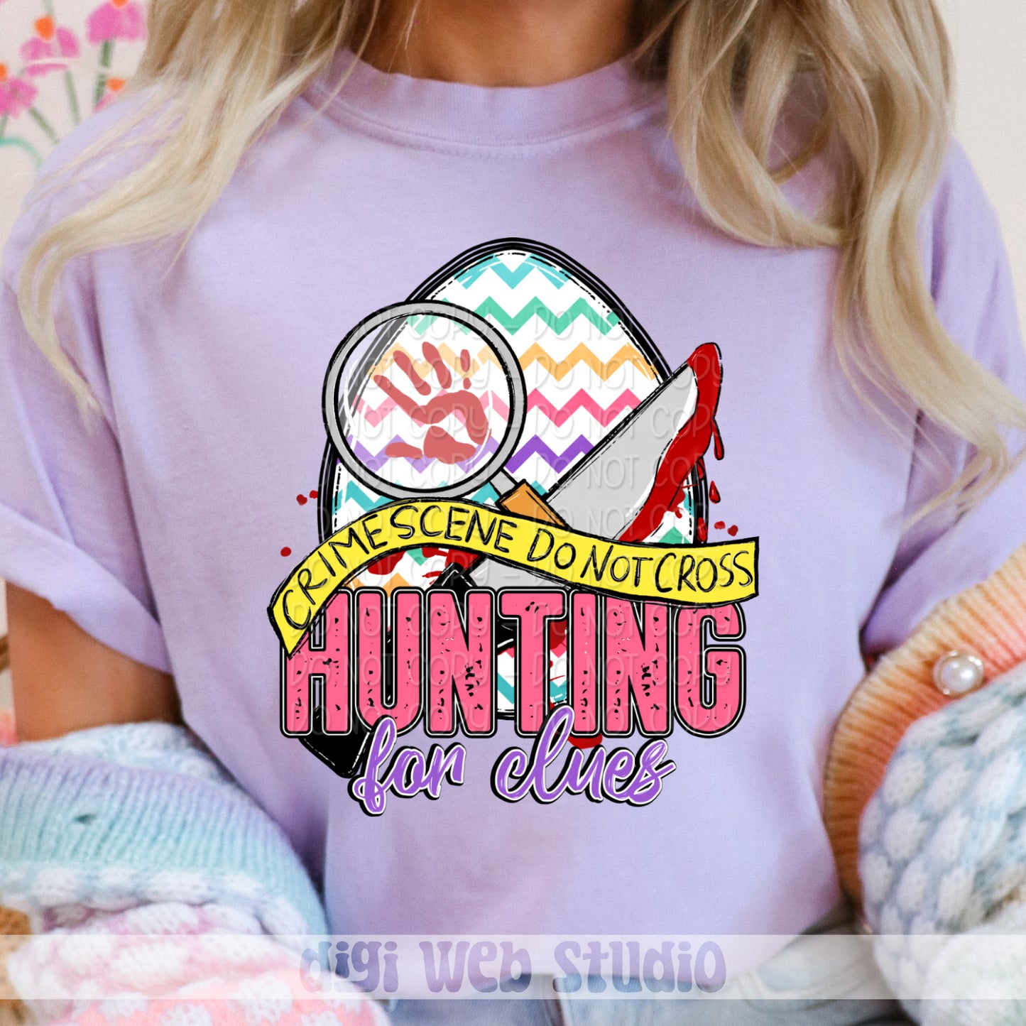 Hunting For Clues 1 - 2025 Digital PNG Design