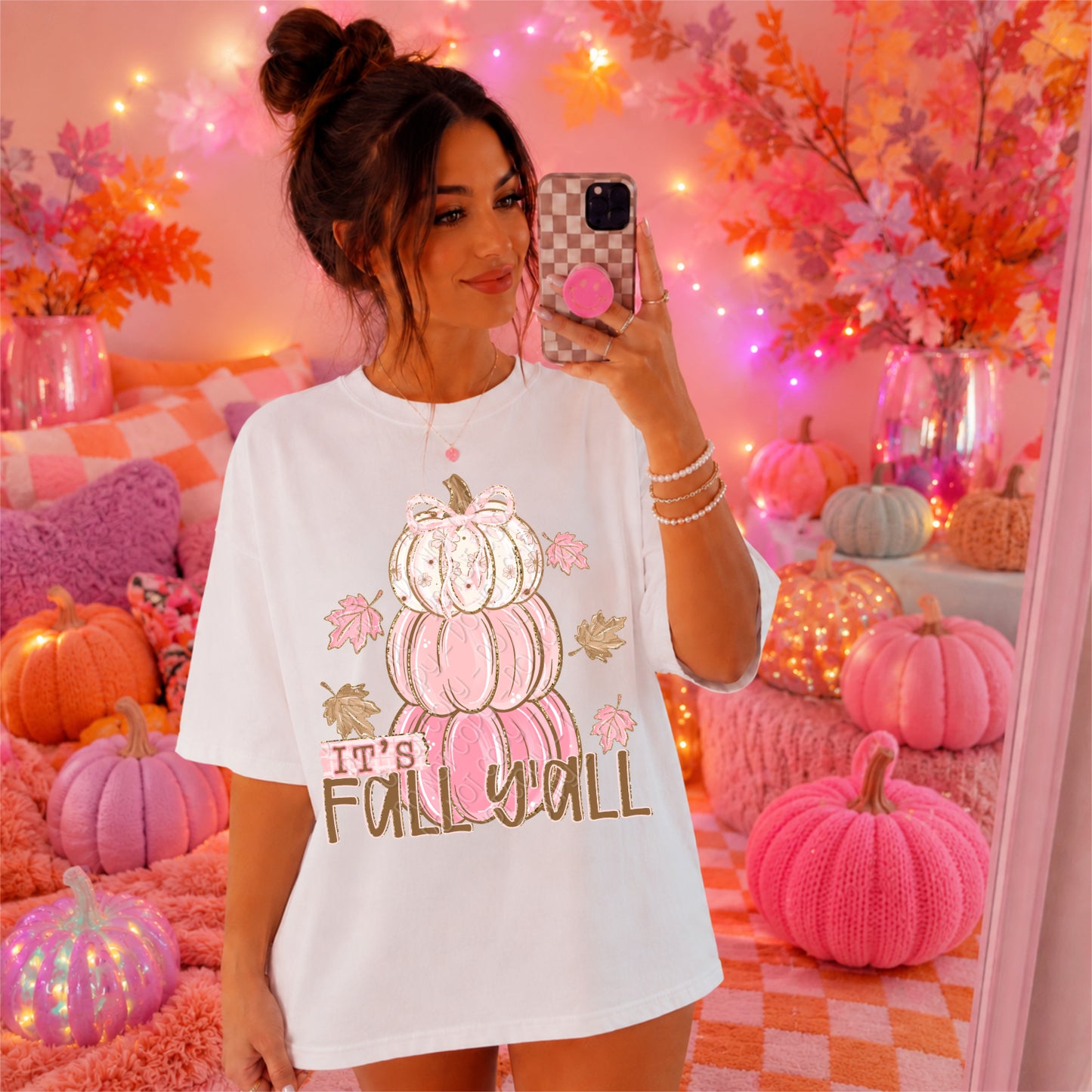 It's Fall Y'all Pumpkins 1 - 2026 Digital PNG Design