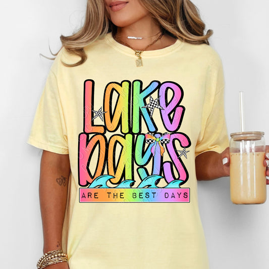 Lake Days Are The Best Days 1 - 2026 Digital PNG Design