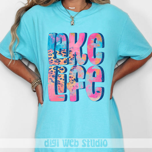 Lake Life 1 - 2025 Digital PNG Design