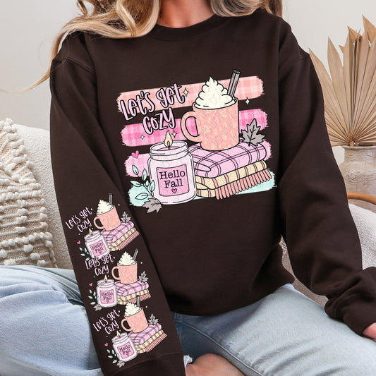 Let's Get Cozy 1 - 2026 Digital PNG Design w/ Sleeve