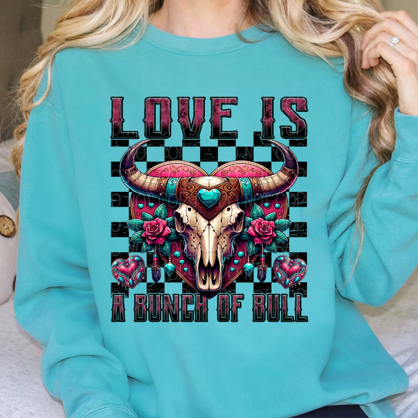 Love Is A Bunch Of Bull 1 - Digital Design PNG