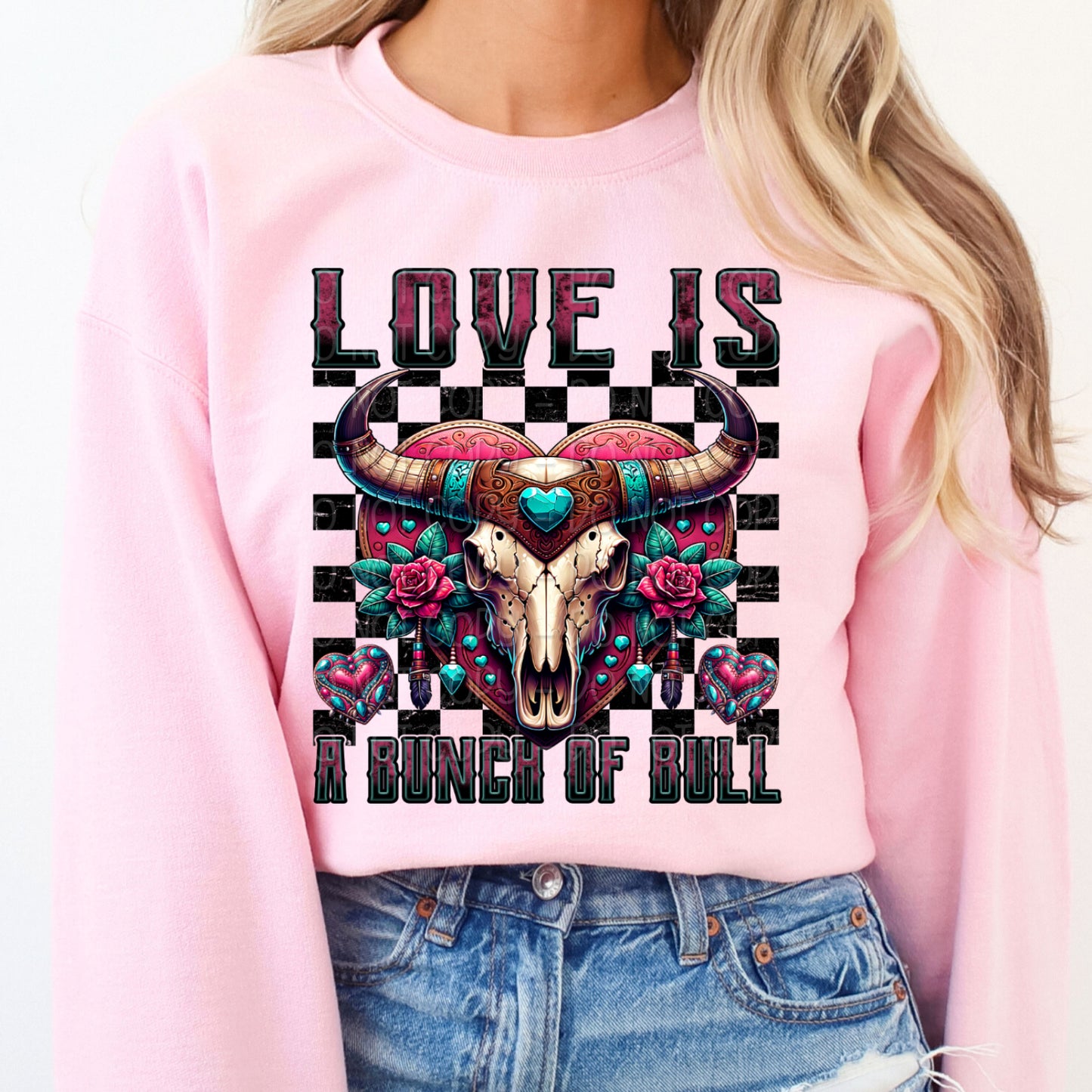 Love Is A Bunch Of Bull 1 - Digital Design PNG