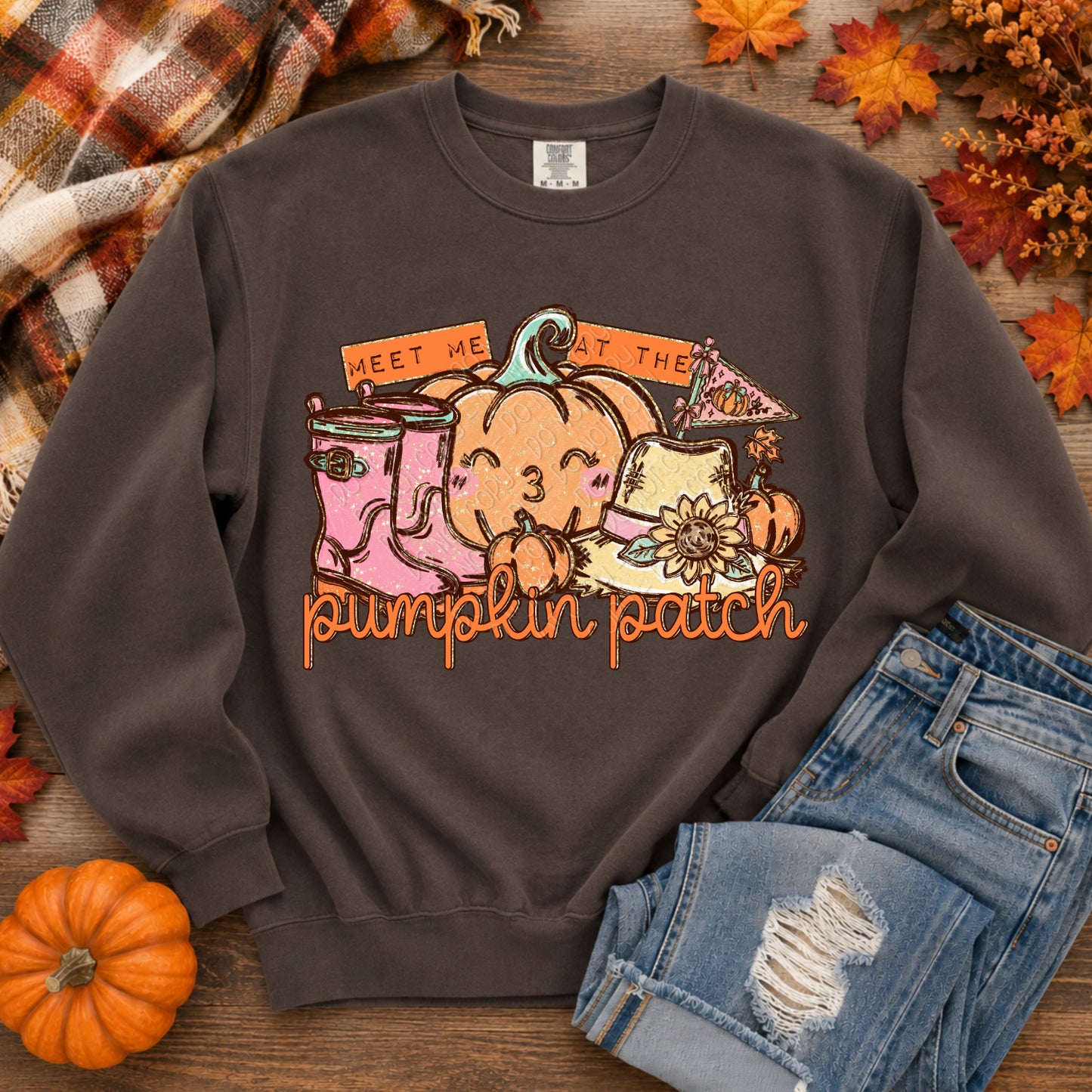 Meet Me At The Pumpkin Patch 1 - 2026 Digital PNG Design