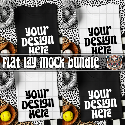 Baseball & Softball Checker & Leopard 1 - Mock Bundle