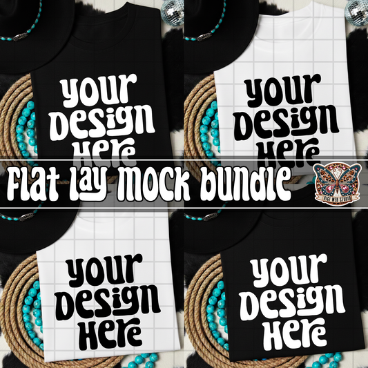 Cowgirl Cowhide 2 - Mock Bundle