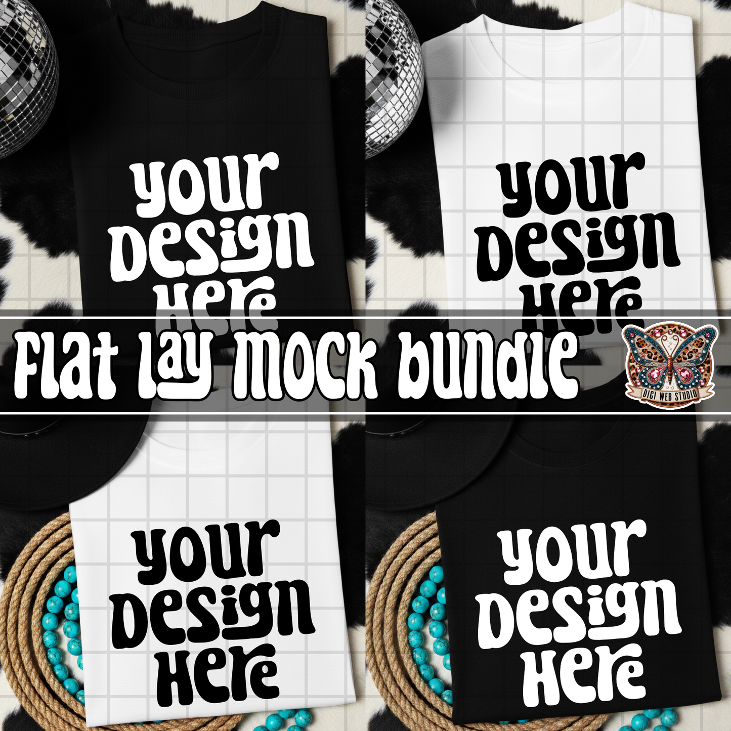Western Cowhide 2 - Mock Bundle