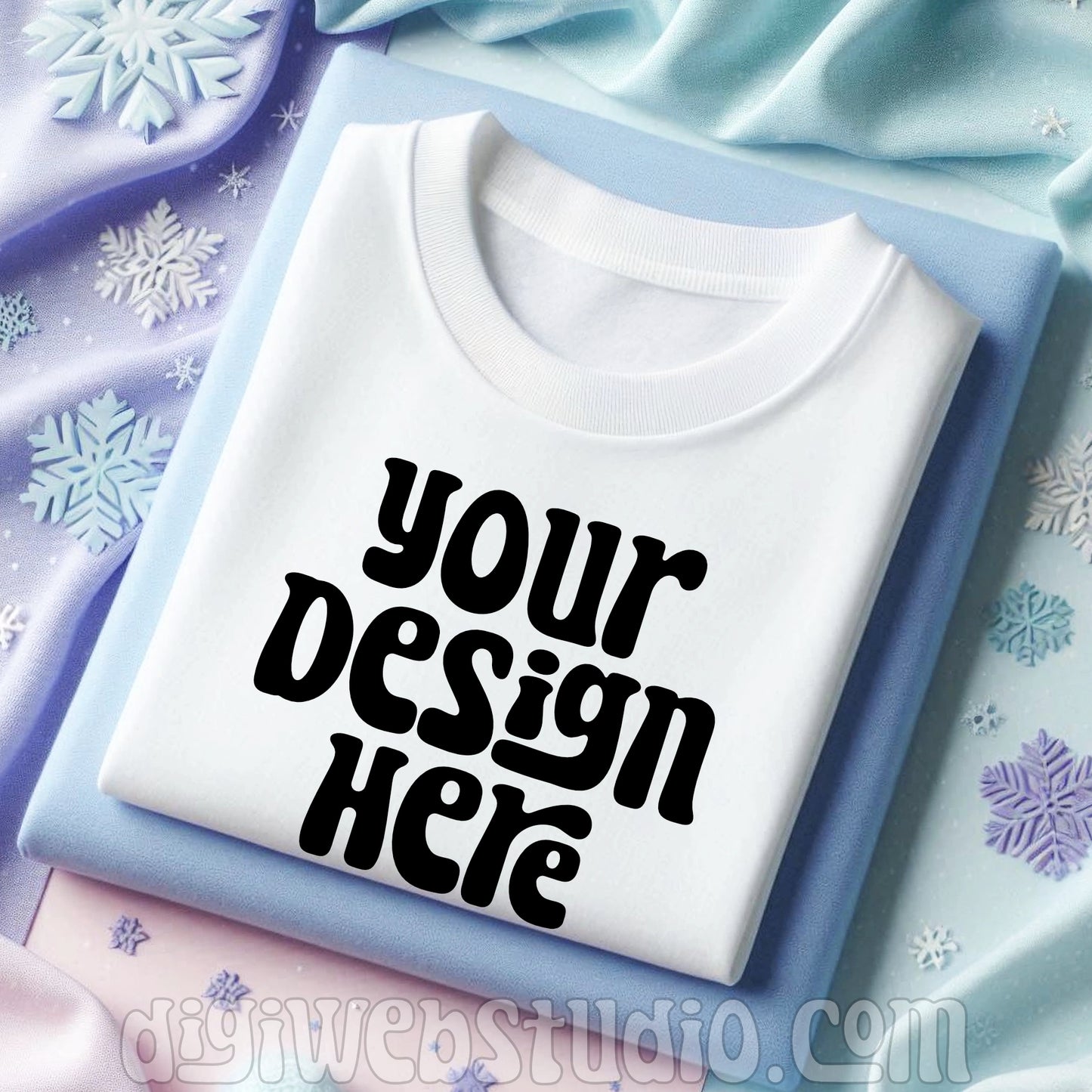 Winter White Shirt Mockup 10