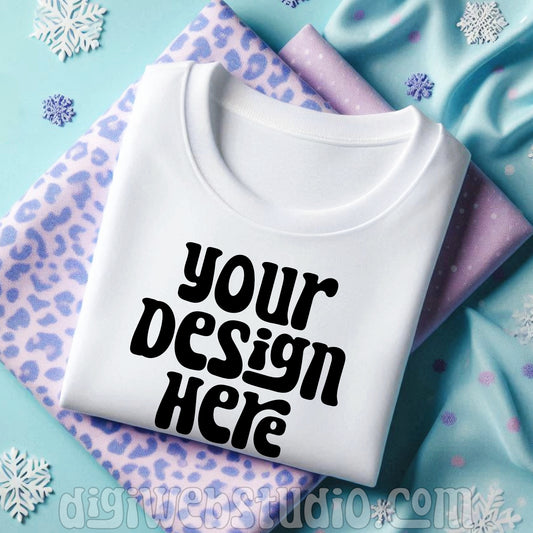 Winter White Shirt Mockup 11