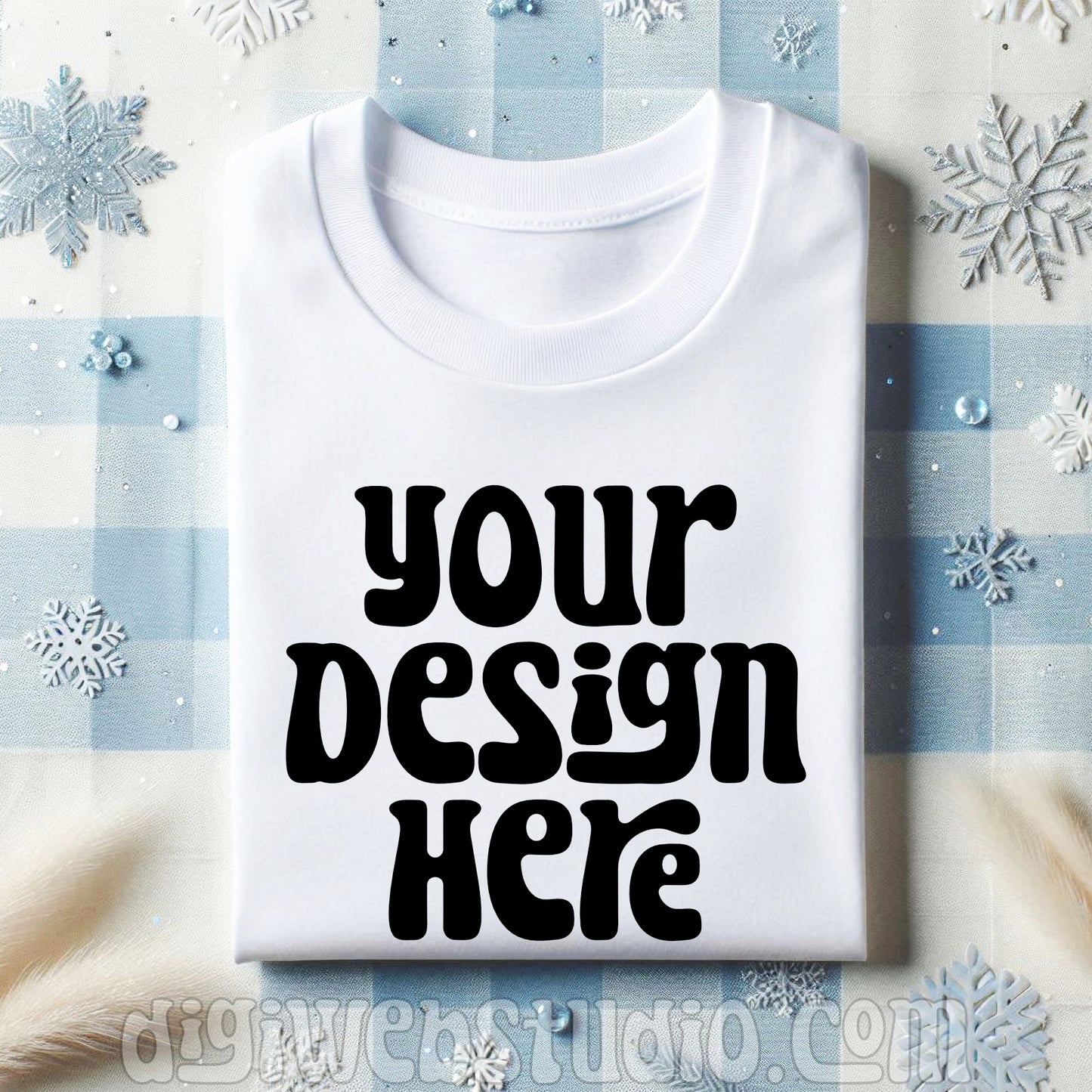 Winter White Shirt Mockup 2