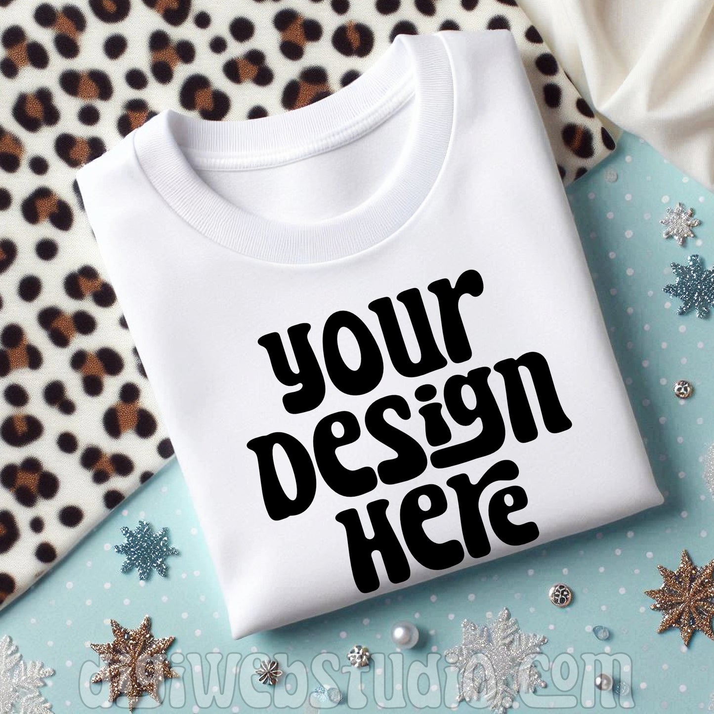 Winter White Shirt Mockup 4