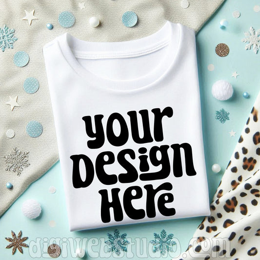 Winter White Shirt Mockup 6