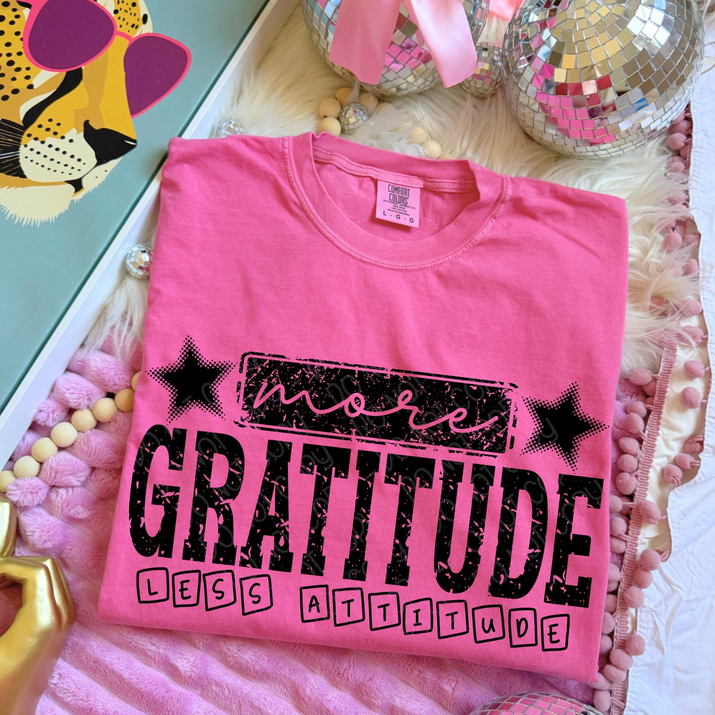 More Gratitude Less Attitude 1 - 2026 Digital PNG Design