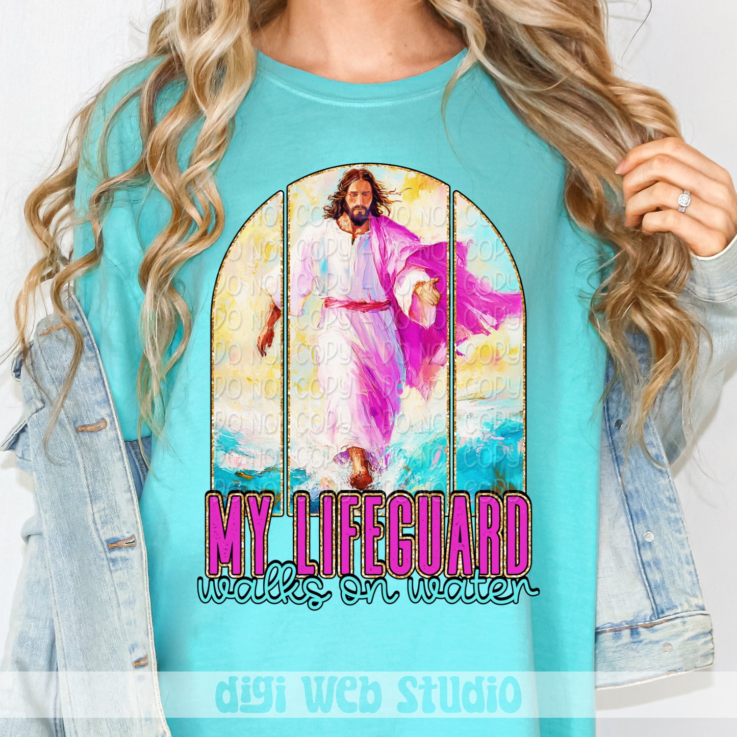 My Lifeguard Walks On Water 1 - 2025 Digital PNG Design