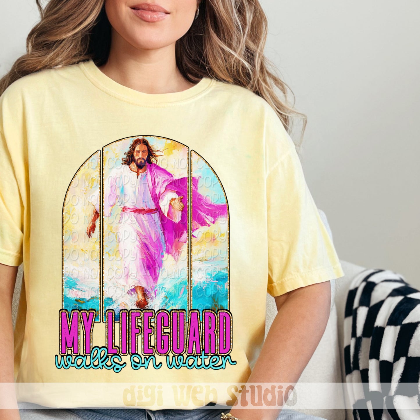 My Lifeguard Walks On Water 1 - 2025 Digital PNG Design