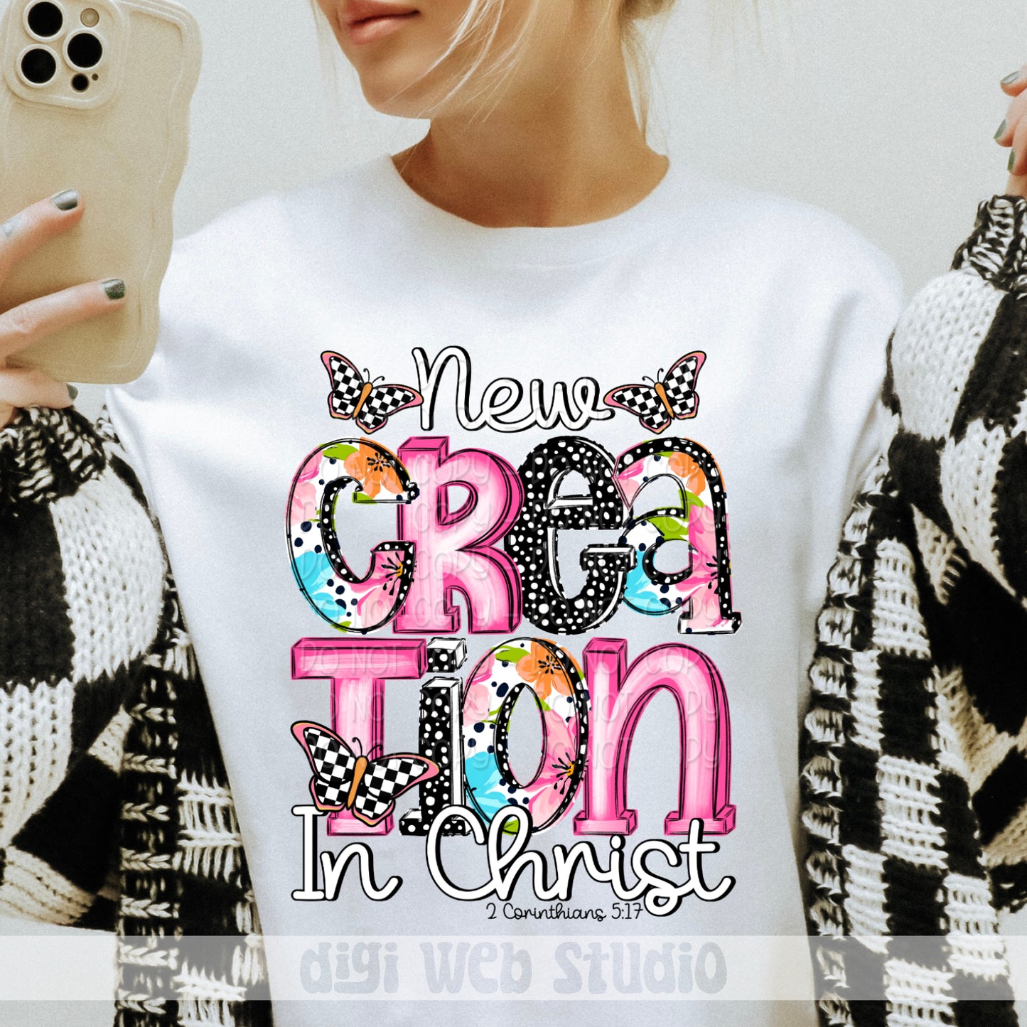 New Creation In Christ 1 - 2025 Digital PNG Design