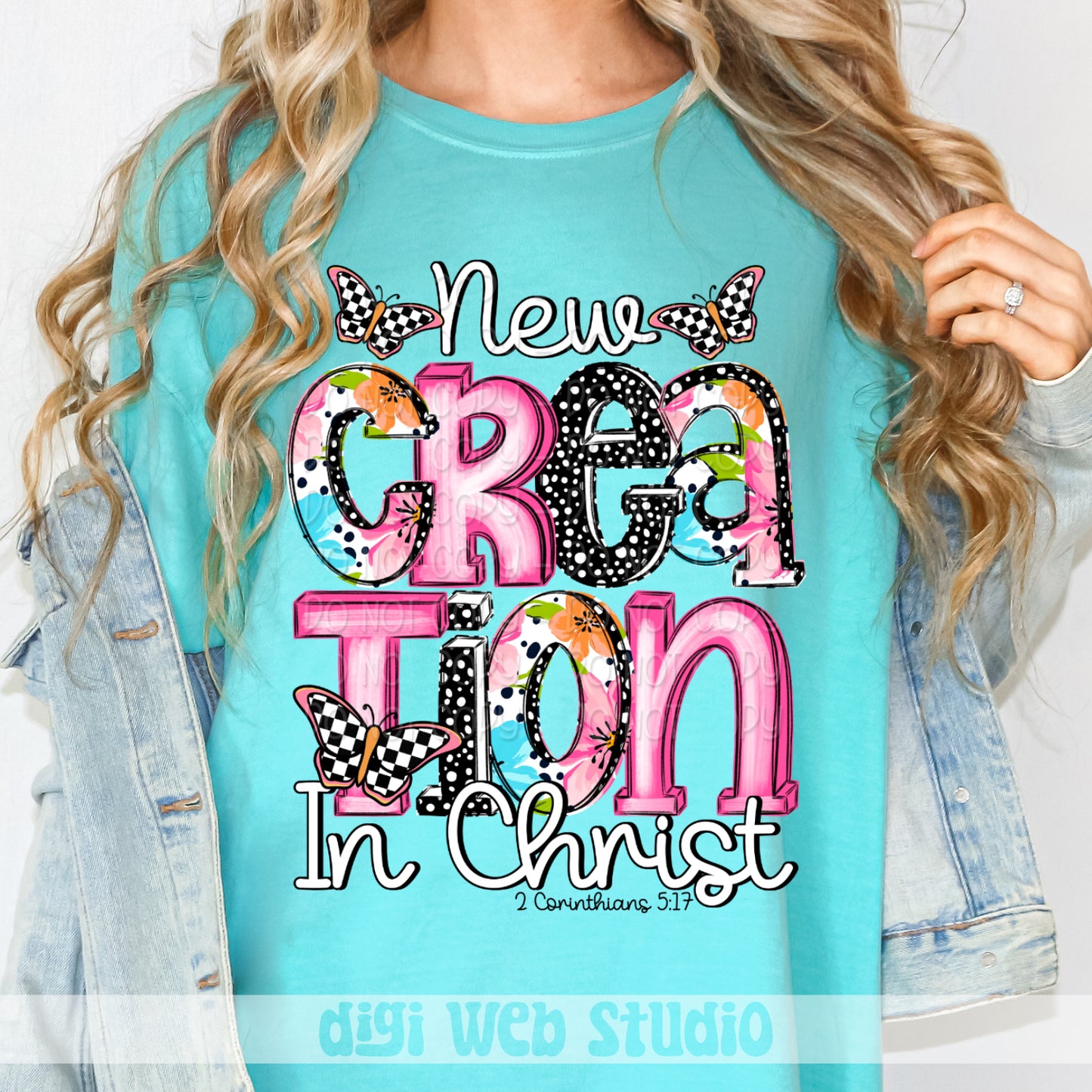 New Creation In Christ 1 - 2025 Digital PNG Design