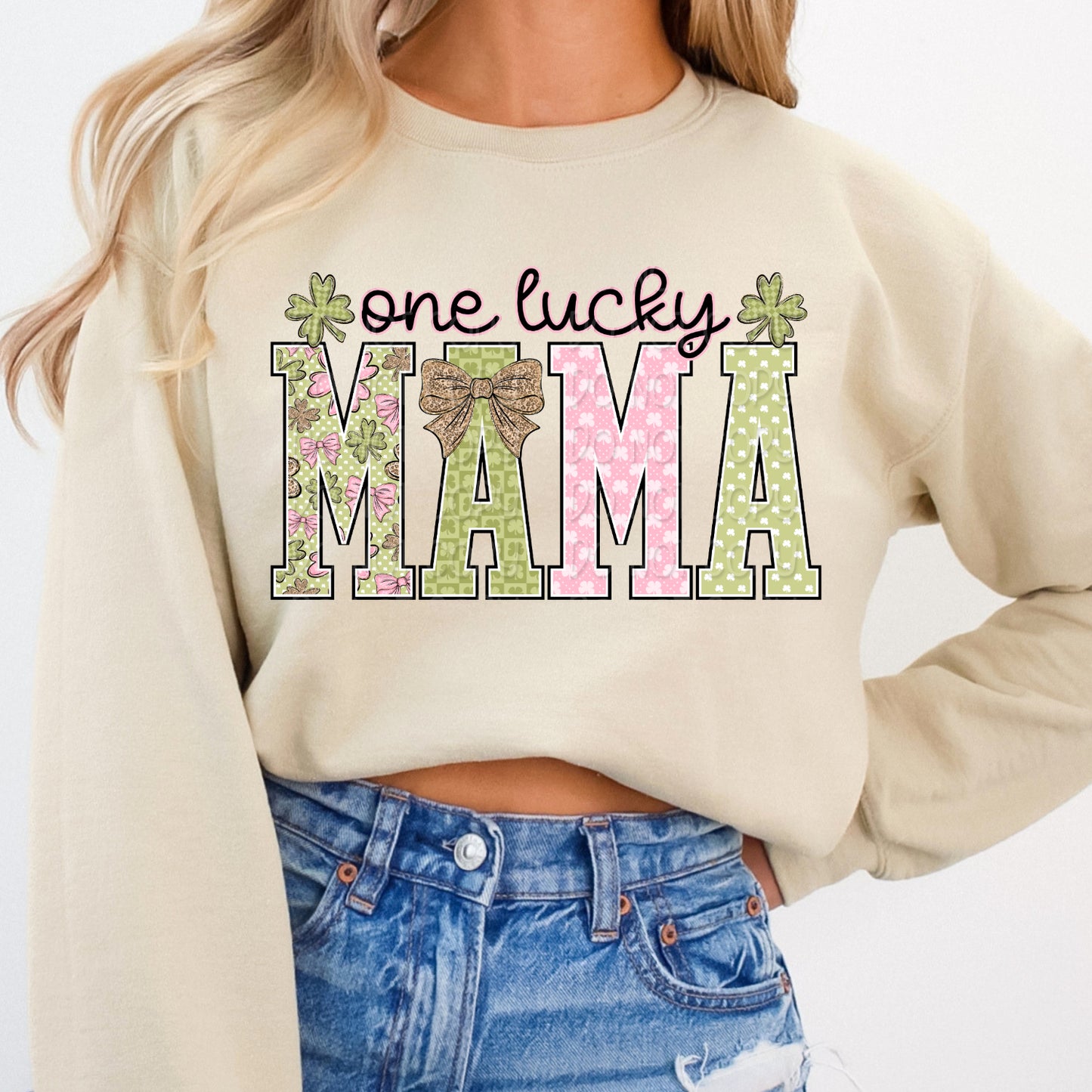 One Lucky Mama 1 - 2026 Digital PNG Design