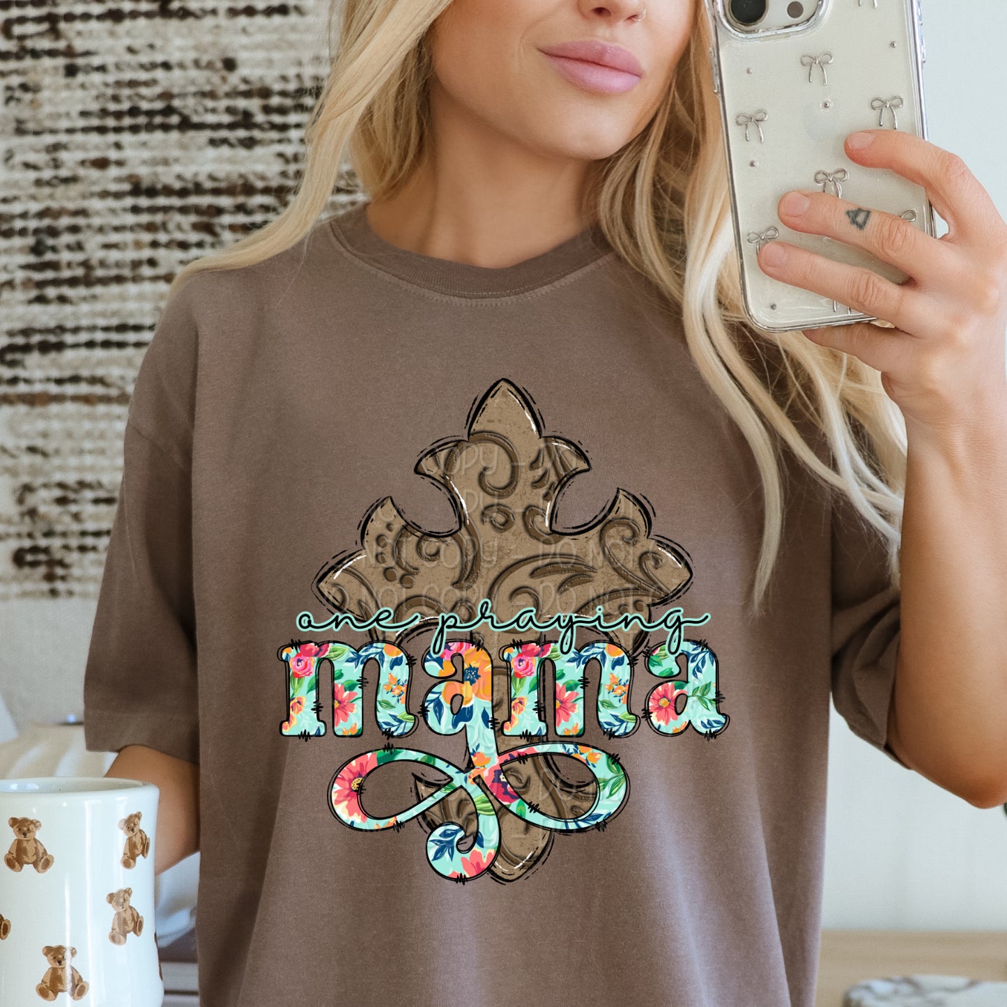 One Praying Mama 1 - 2024 Digital PNG Design