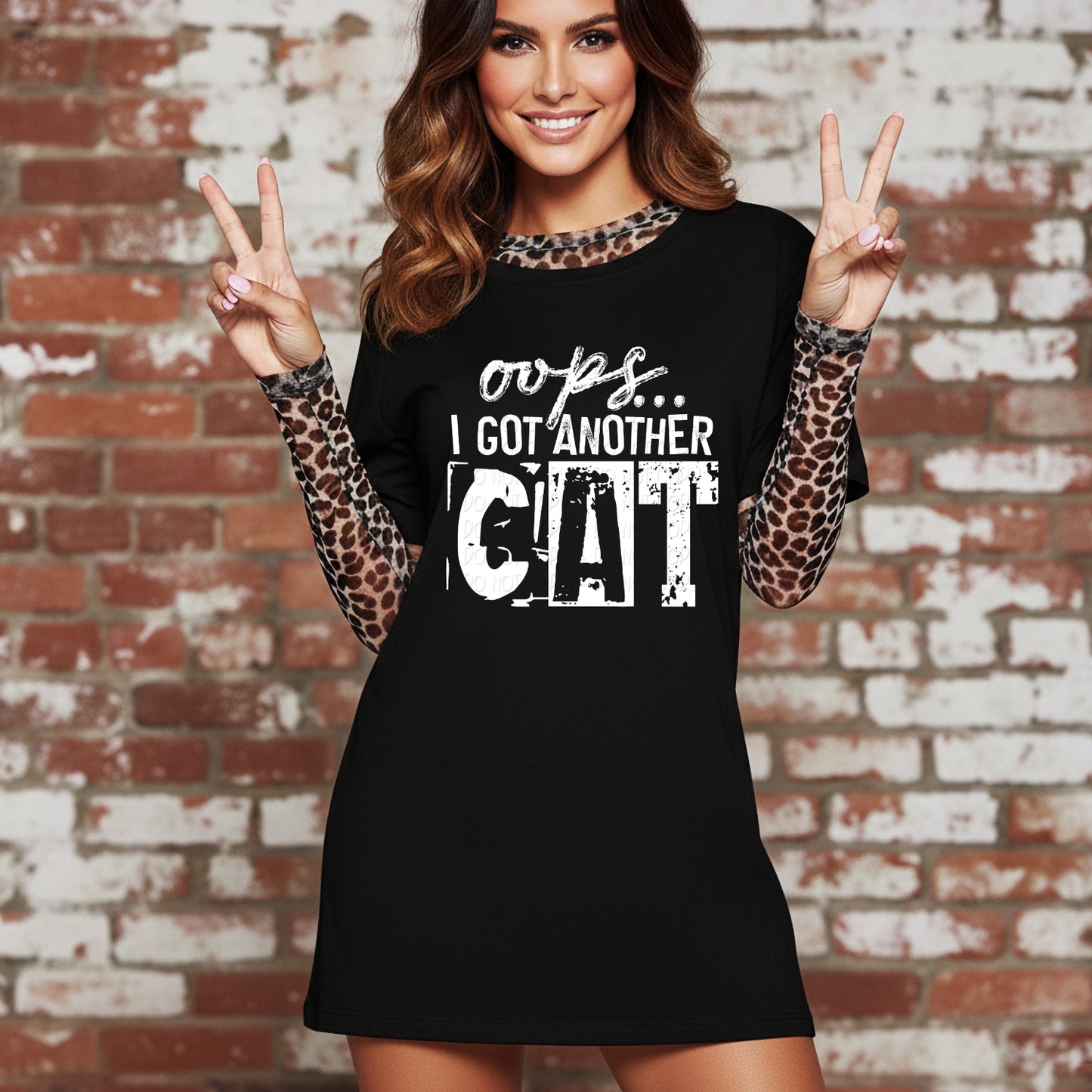 Oops I Got Another Cat 1 - Digital PNG Design