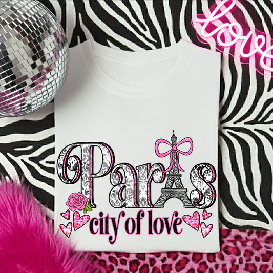 Paris City of Love 1 - 2024 Digital PNG Design