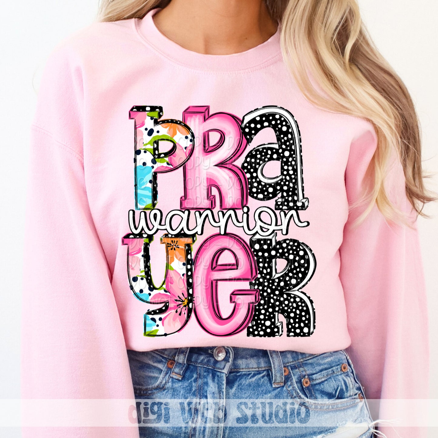Prayer Warrior 1 - 2025 Digital PNG Design