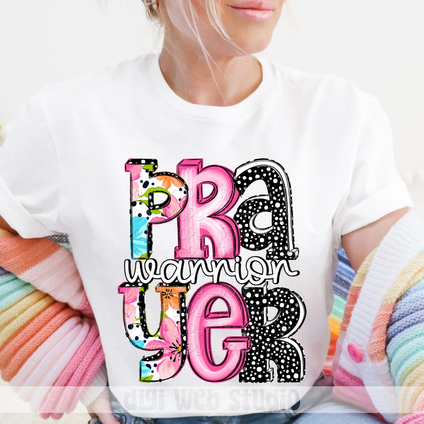 Prayer Warrior 1 - 2025 Digital PNG Design
