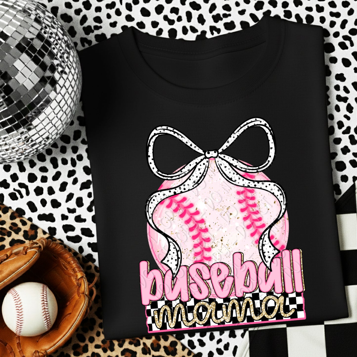 Preppy Baseball Mama 2 - 2026 Digital PNG Design