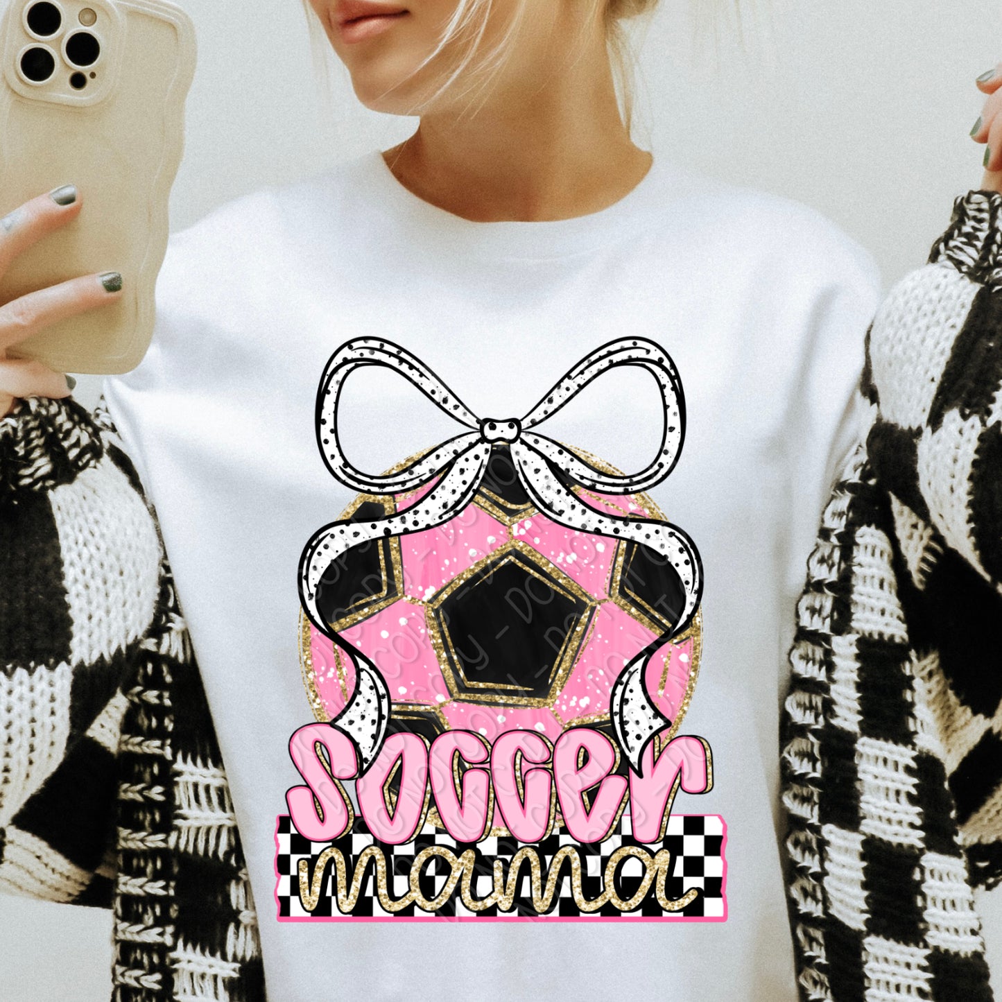 Preppy Soccer Mama 2 - 2026 Digital PNG Design