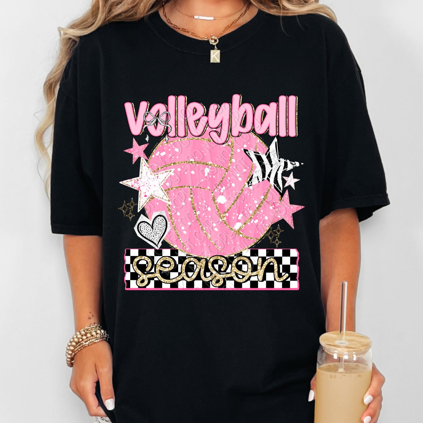 Preppy Volleyball Season 1 - 2026 Digital PNG Design