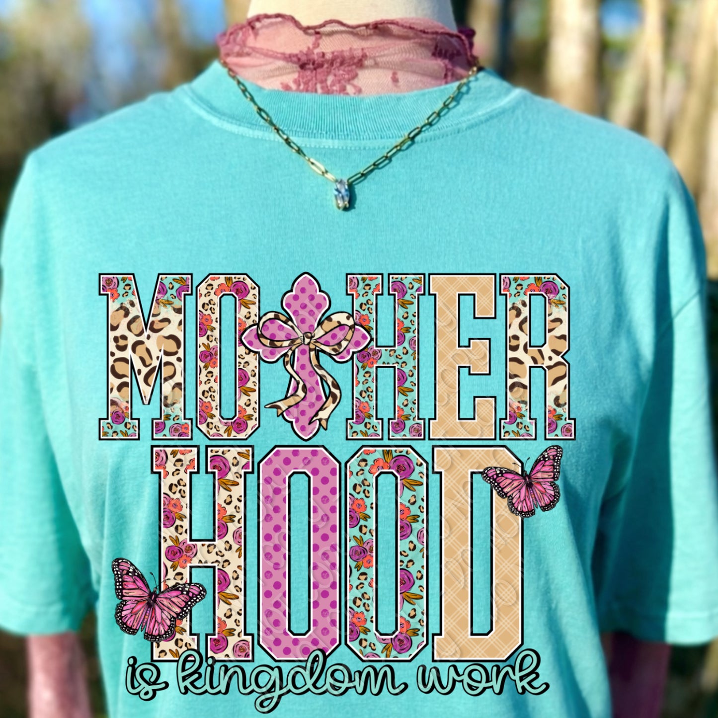 Pretty Roses Motherhood Is Kingdom Work 1 - 2026 Digital PNG Design