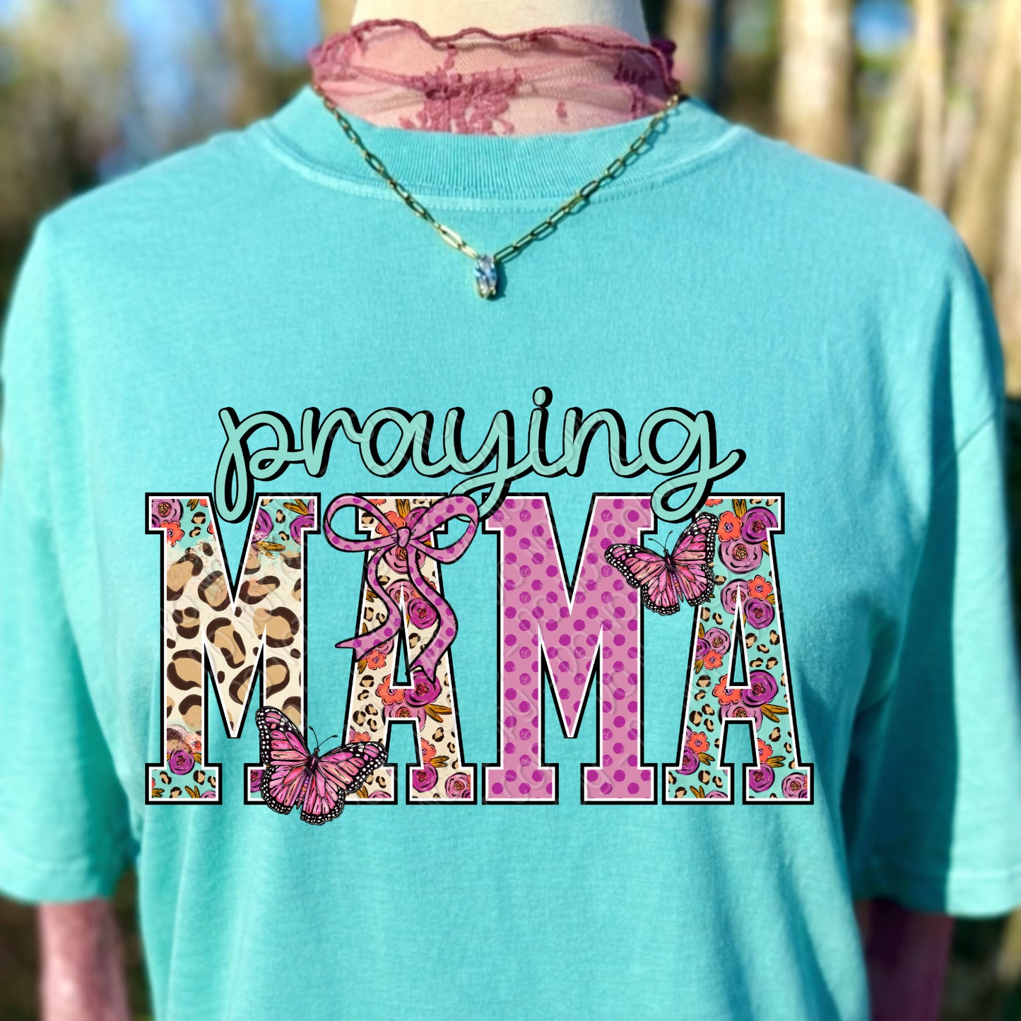 Pretty Roses Praying Mama 1 - 2026 Digital PNG Design