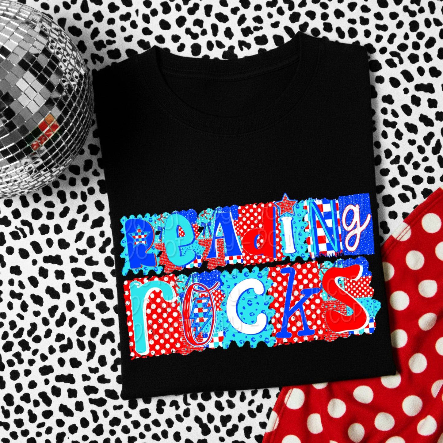 Reading Rocks 1 - Digital PNG Design