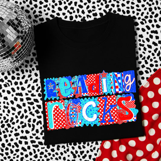 Reading Rocks 1 - Digital PNG Design