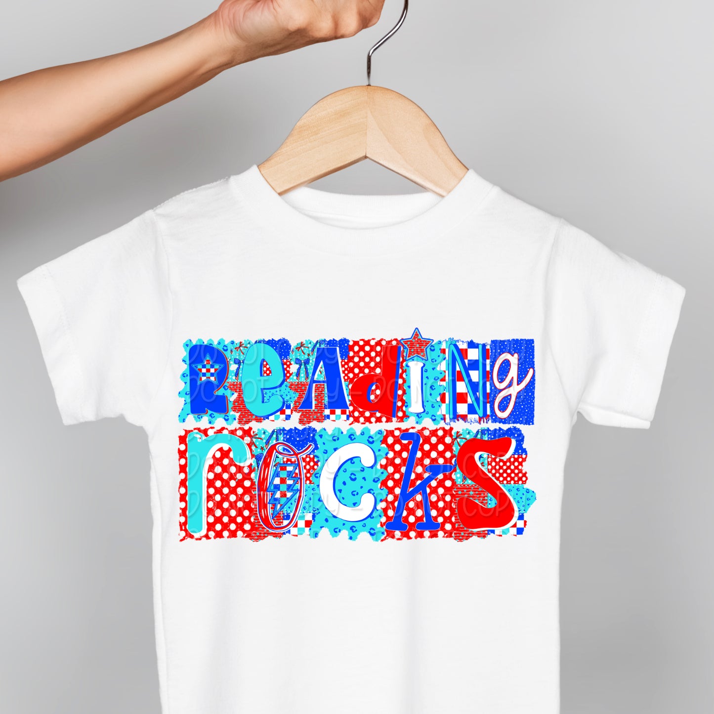 Reading Rocks 1 - Digital PNG Design