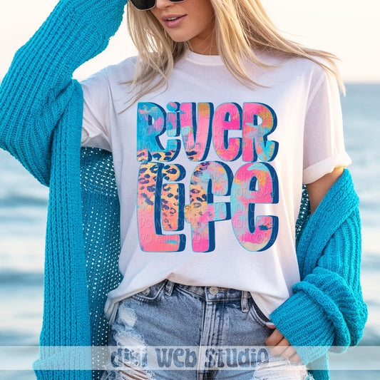 River Life 1 - 2025 Digital PNG Design