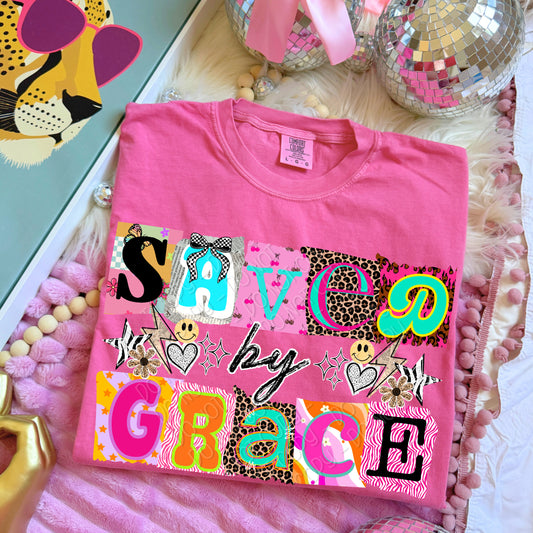 Saved By Grace 1 - 2026 Digital PNG Design