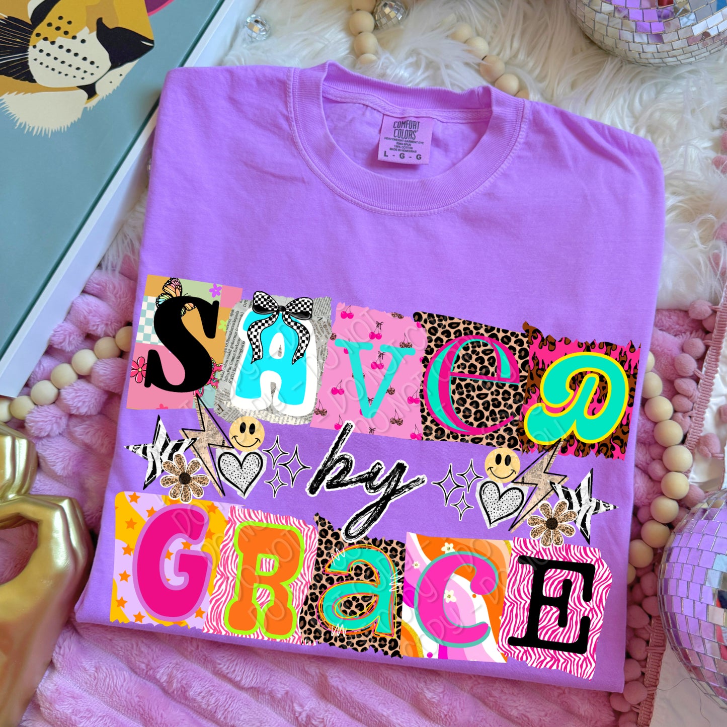 Saved By Grace 1 - 2026 Digital PNG Design