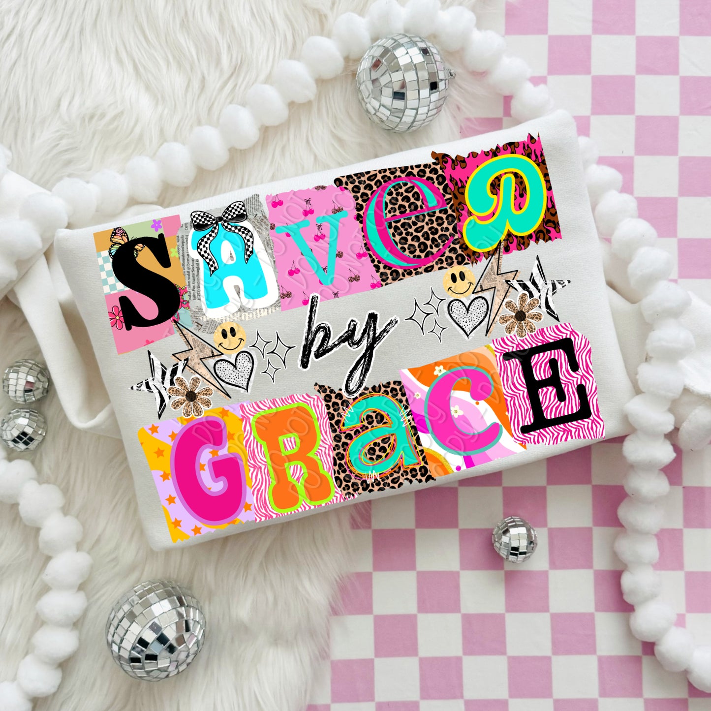 Saved By Grace 1 - 2026 Digital PNG Design