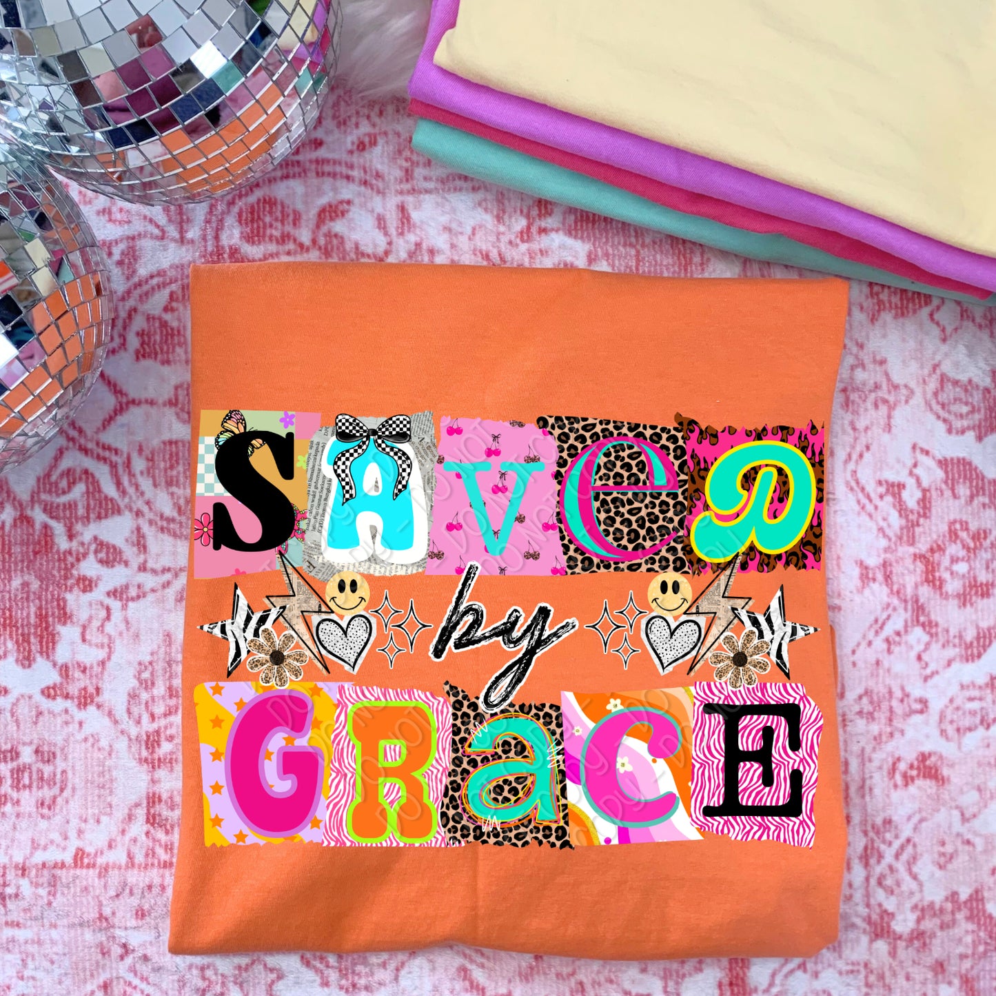 Saved By Grace 1 - 2026 Digital PNG Design