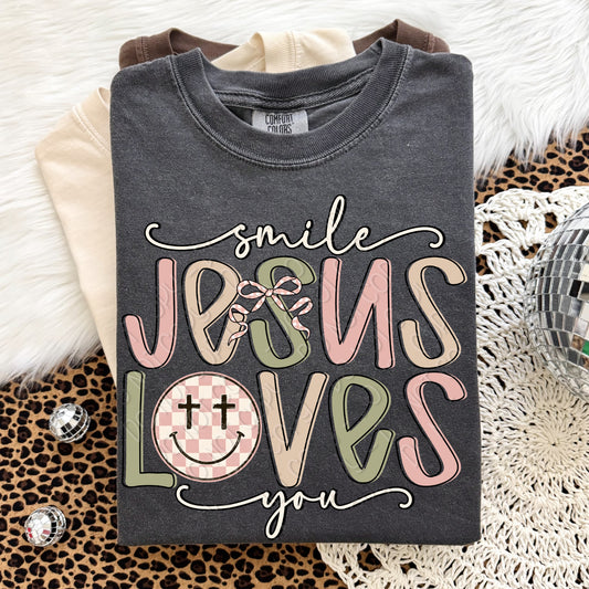 Smile Jesus Loves You 1 - 2026 Digital PNG Design