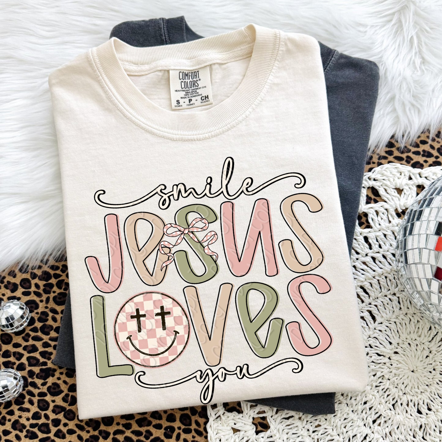 Smile Jesus Loves You 1 - 2026 Digital PNG Design