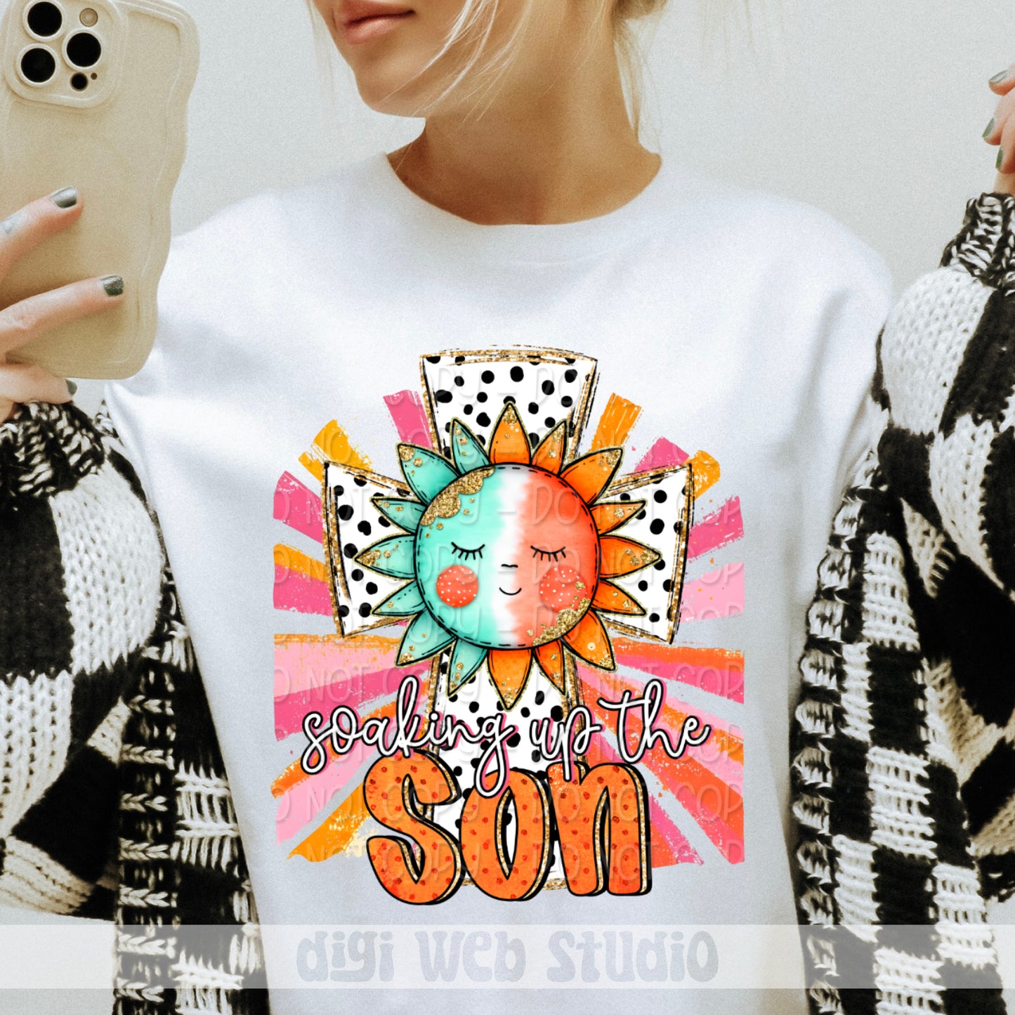 Soaking Up The Son 1 - 2025 Digital PNG Design