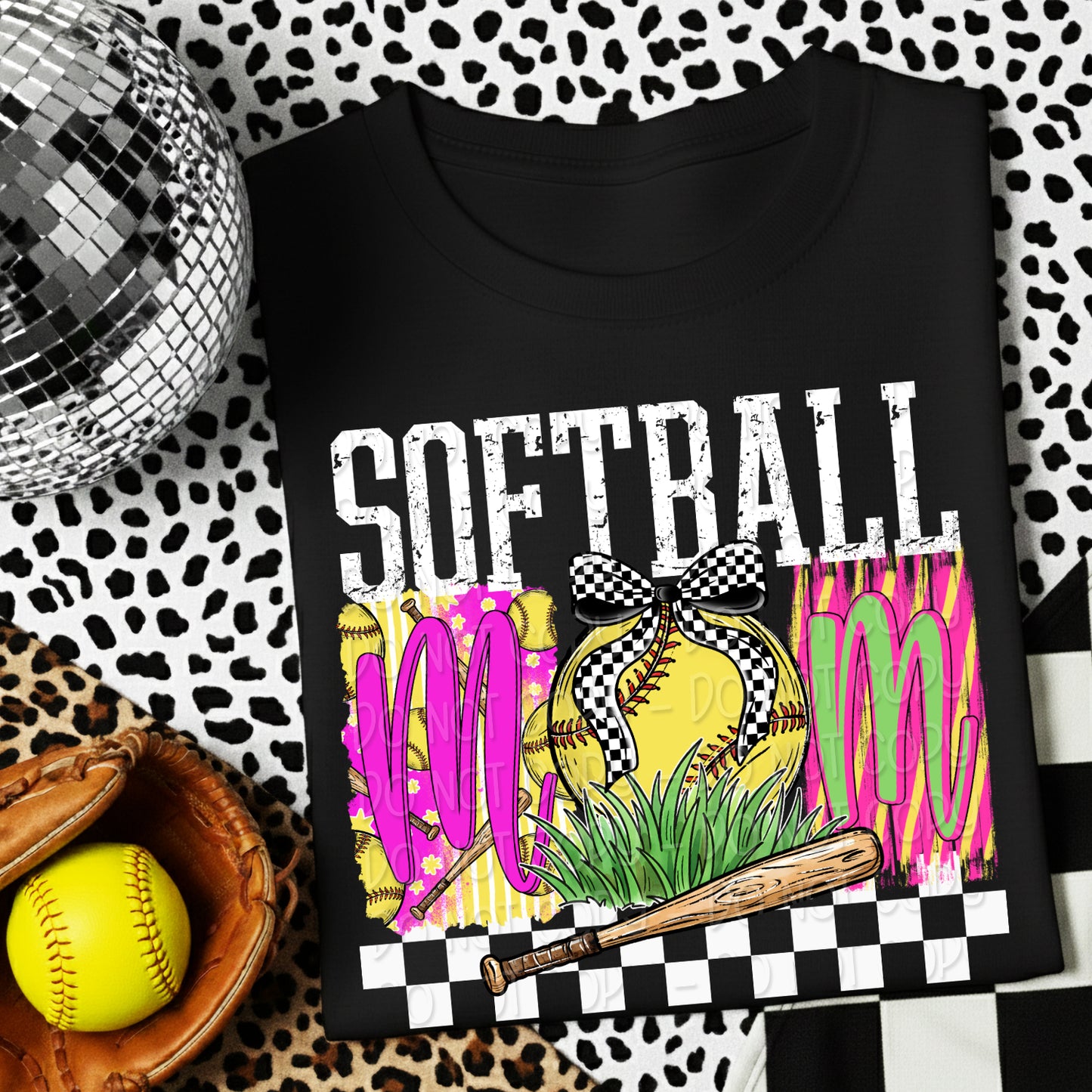 Softball Mom 1 - Digital PNG Design