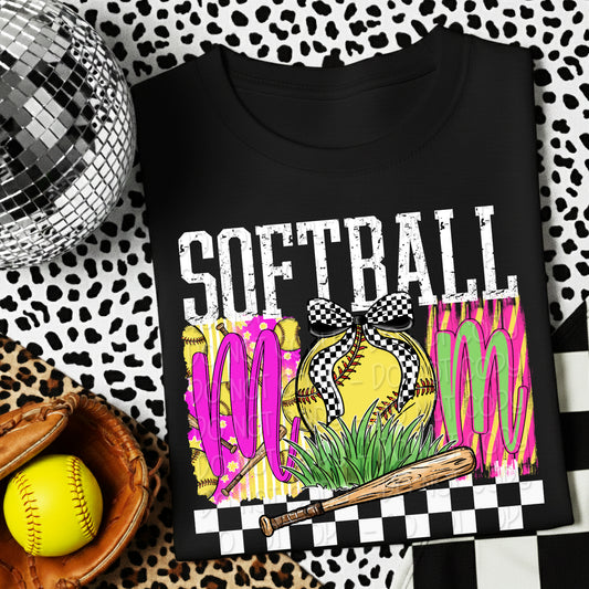Softball Mom 1 - Digital PNG Design