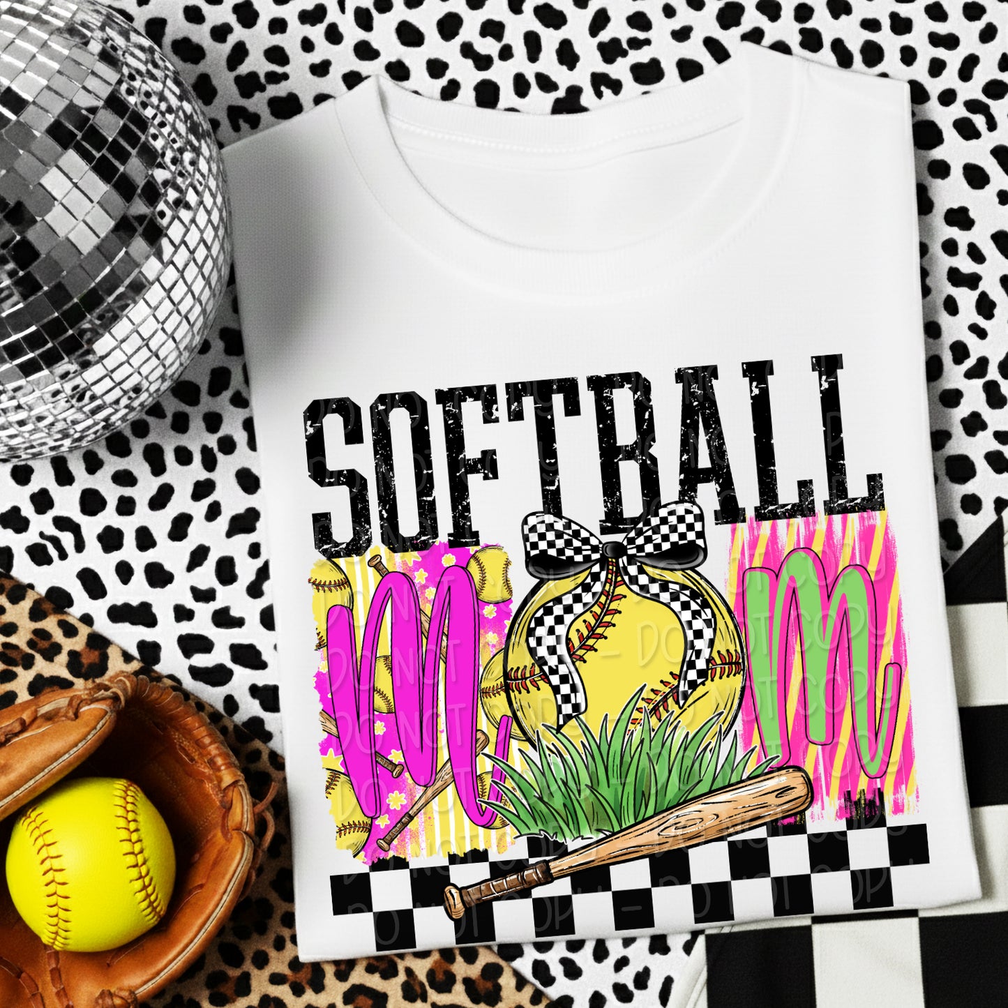 Softball Mom 1 - Digital PNG Design