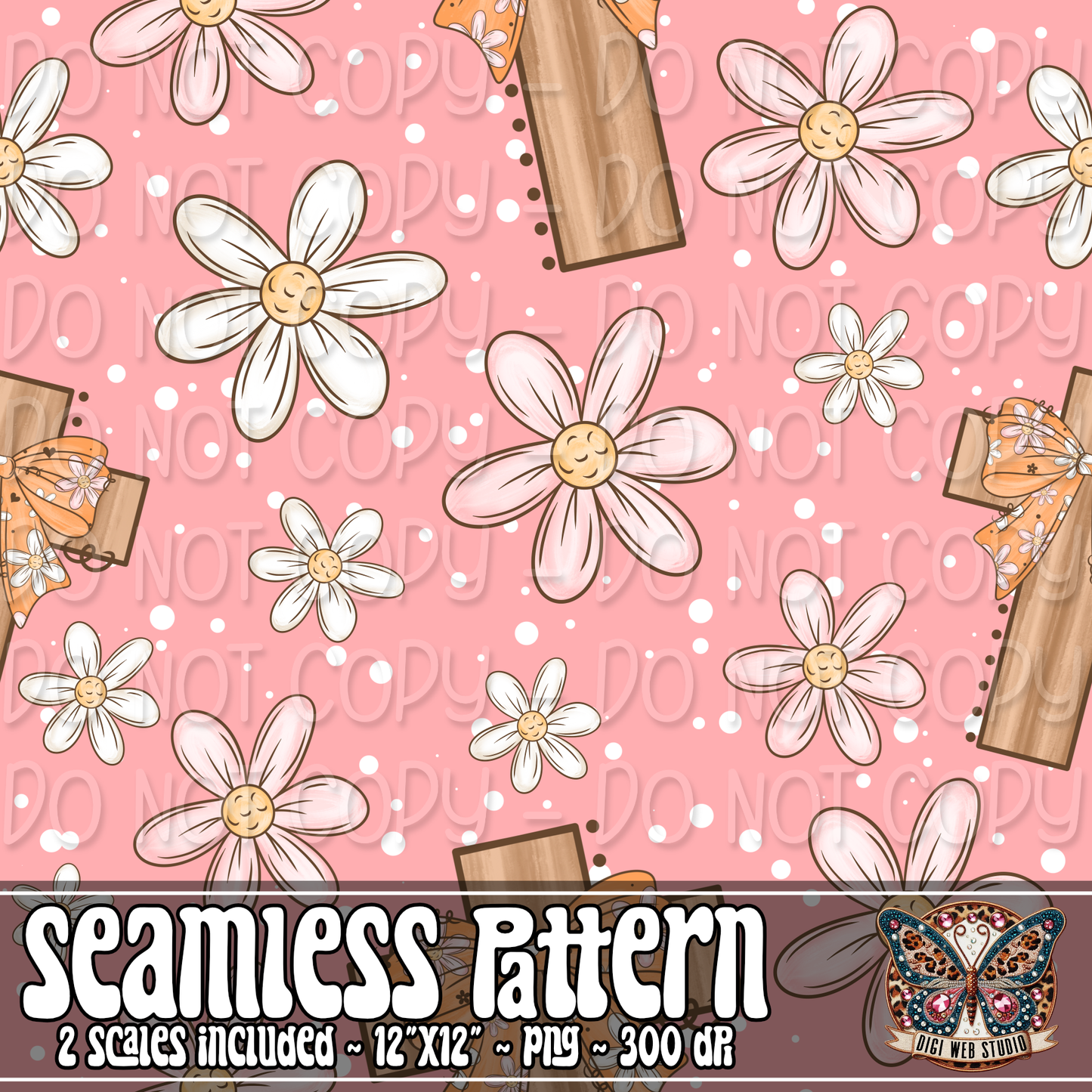 He Is Risen 1 - 2026 Seamless Pattern