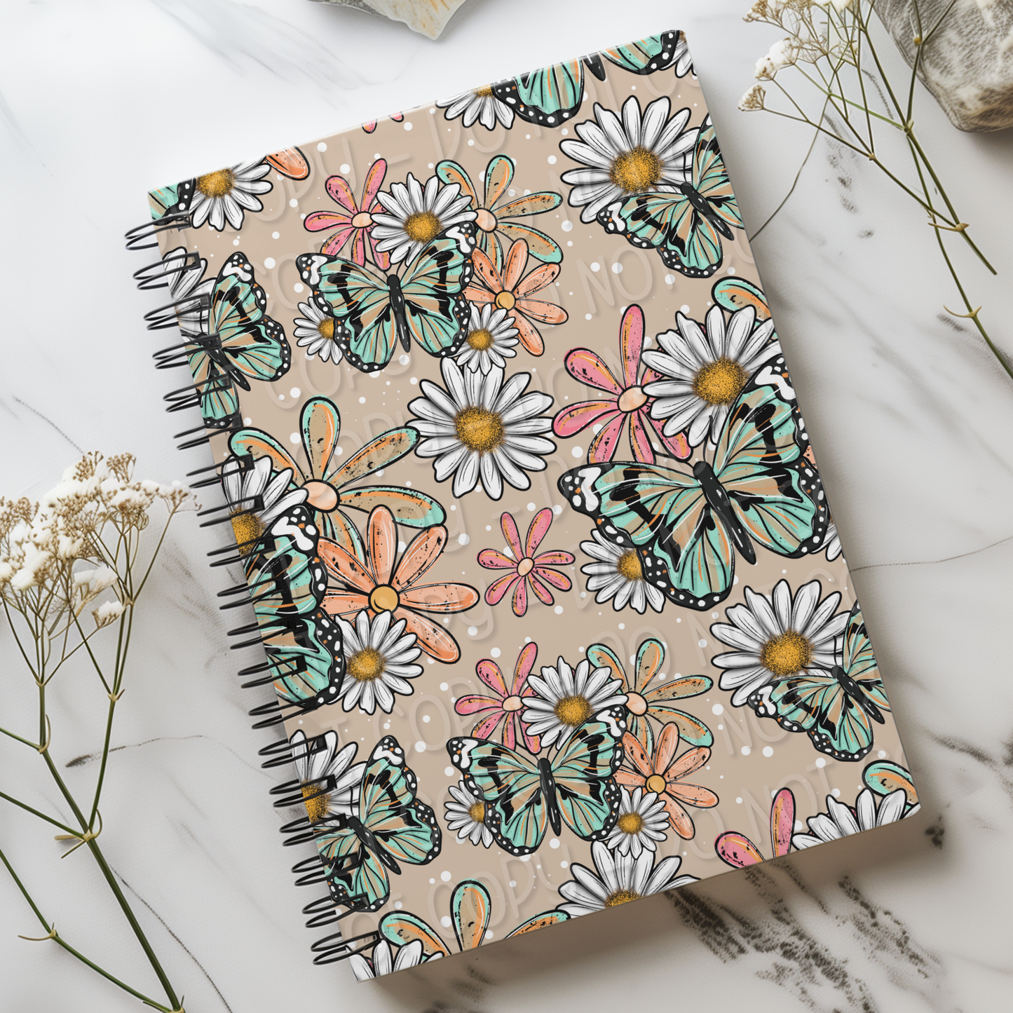 Butterflies and Flowers 1 - 2026 Seamless Pattern