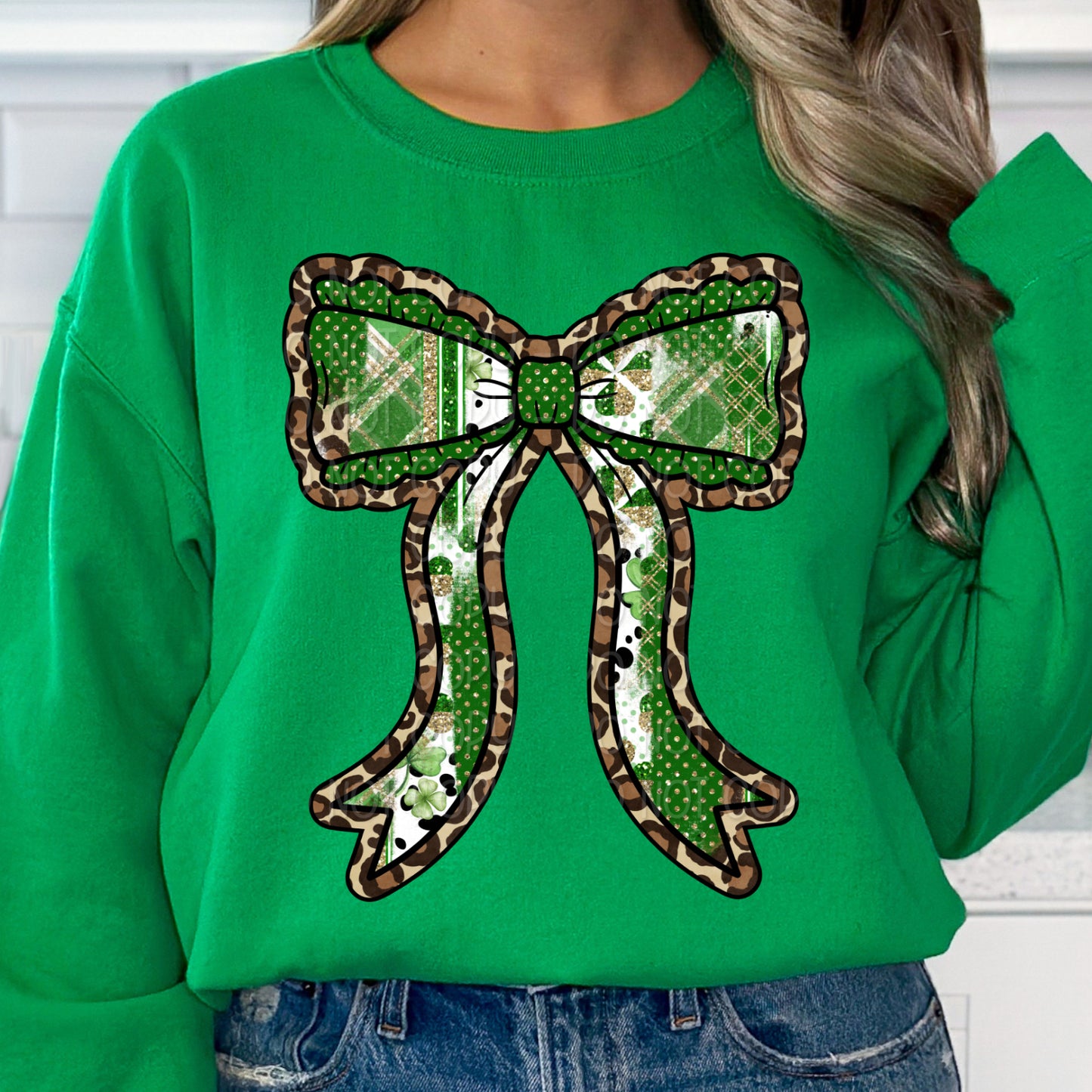 St. Patrick's Day Bow 1 - Digital PNG Design